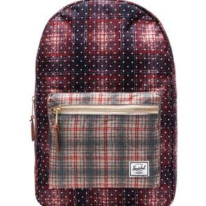 Herschel Settlement Backpack in Plaid and Polkadot